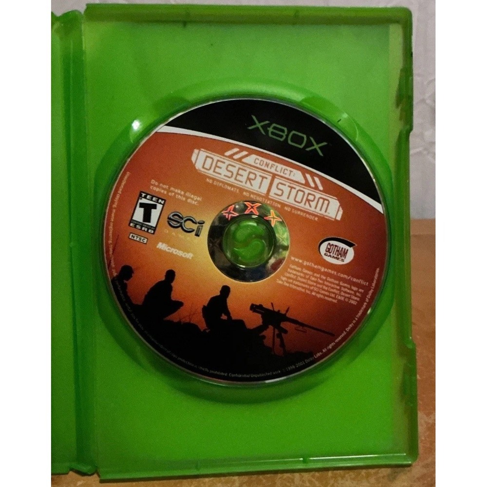 Conflict: Desert Storm (Microsoft Xbox) Complete w/ Manual, Scratched Not Tested - Picture 5 of 7